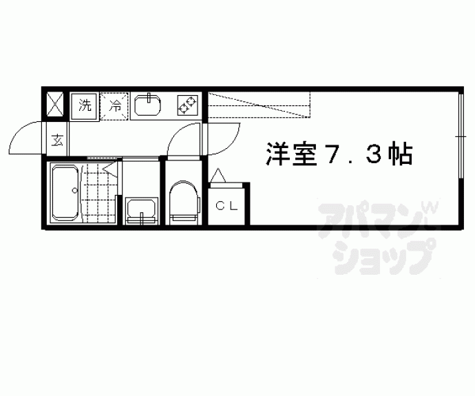 【アークリード北野白梅町】間取