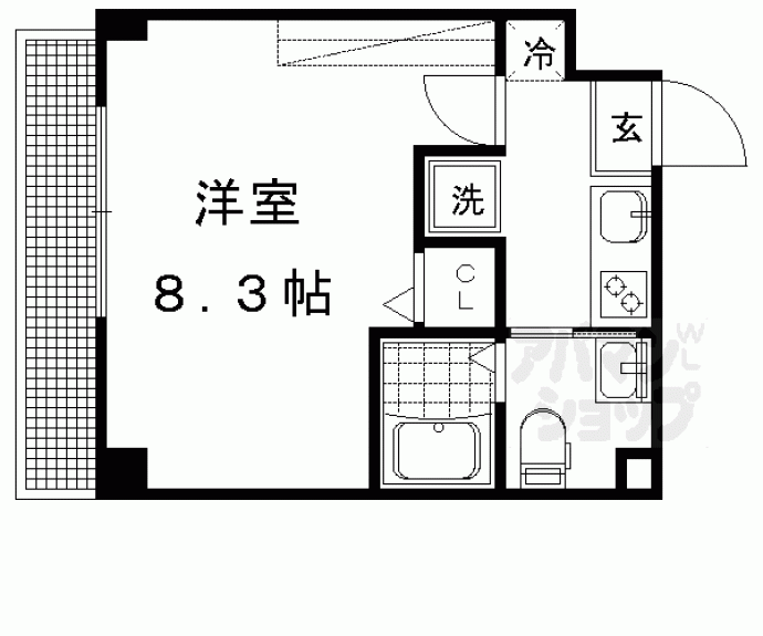 【サントス北野】間取