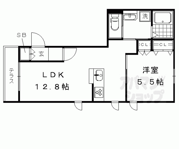 【へーベルメゾン御所東】間取