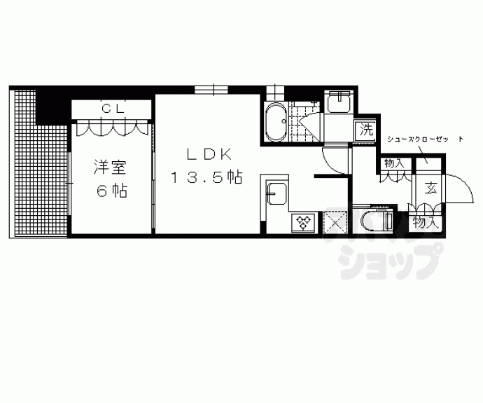 【リーガル京都二条城北】間取