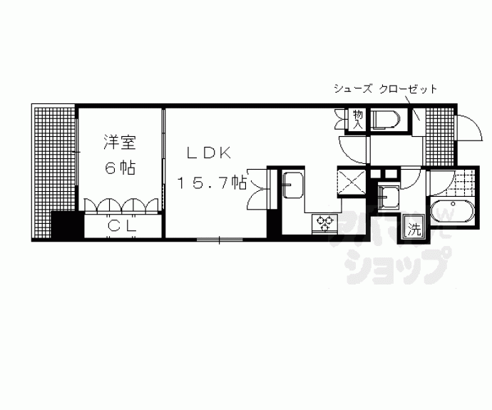 【リーガル京都二条城北】間取