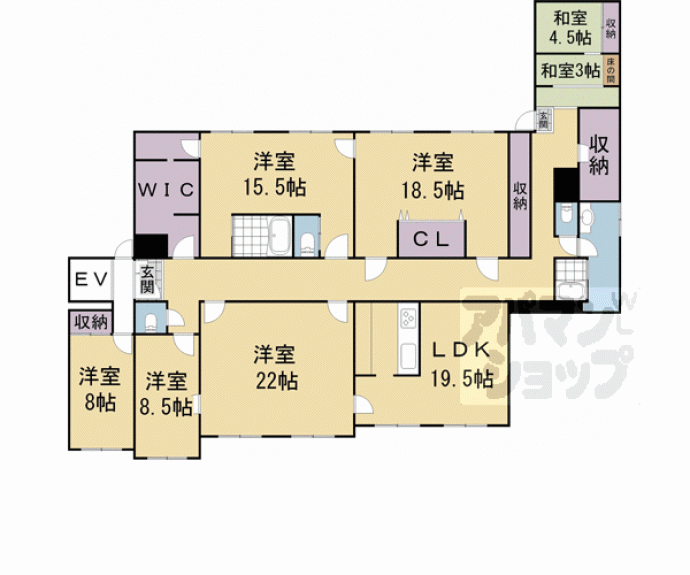 【葵橋住宅】間取