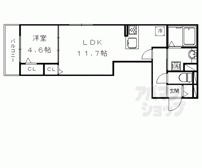 【シャンブルドシャーム】間取