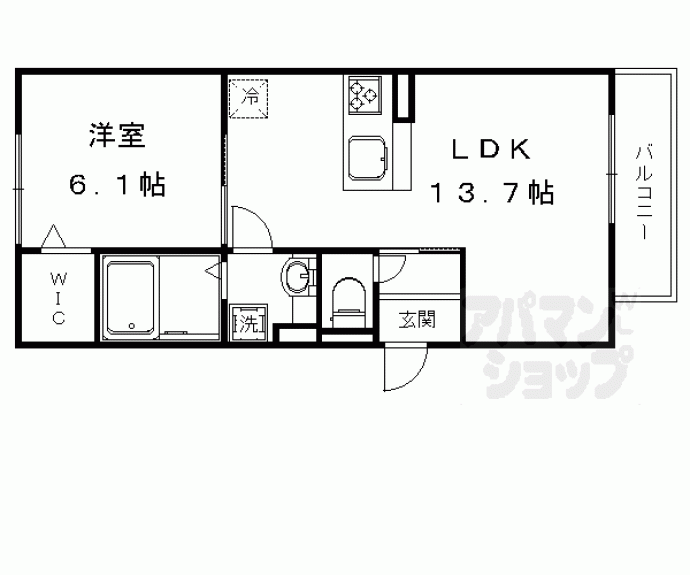 【シャンブルドシャーム】間取