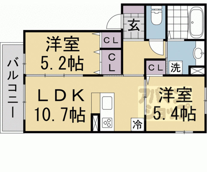 【シャンブルドシャーム】間取