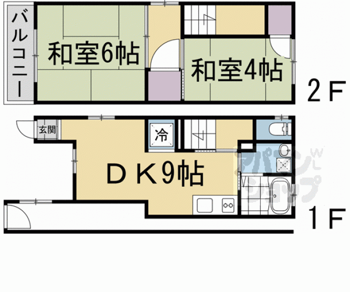 【堀川町貸家】間取