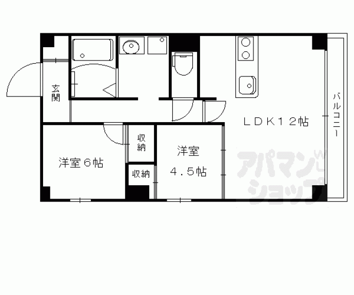 【マキュア（ＭＡＫＹＵＡ）】間取