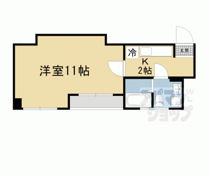 【ＧＡＲＮＥＴ　ＲＥＳＩＤＥＮＣＥ　北野白梅一番館】間取