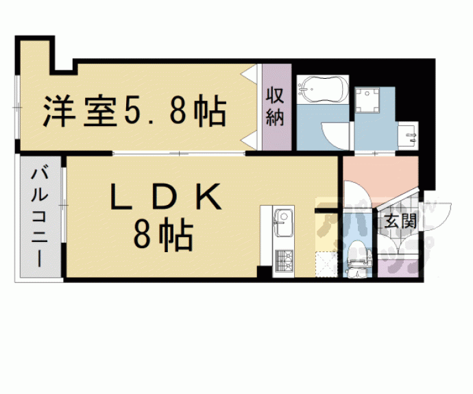 【ベラジオ京都西陣】間取