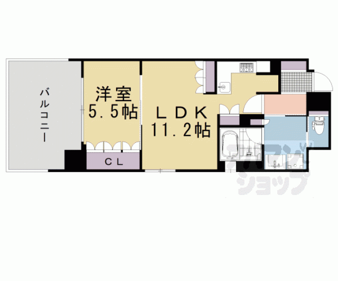 【リーガル京都西陣Ⅱ】間取