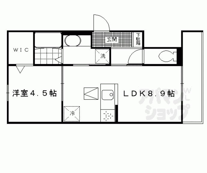 【セジュール石田森南】間取