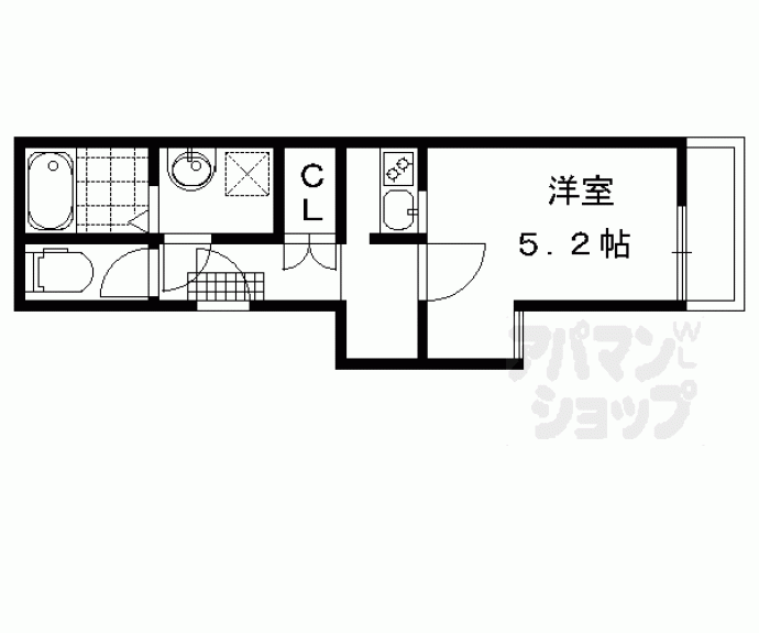 【ロンドヴェール伏見桃山】間取