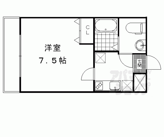 【ＡＳフラッティ竹田】間取