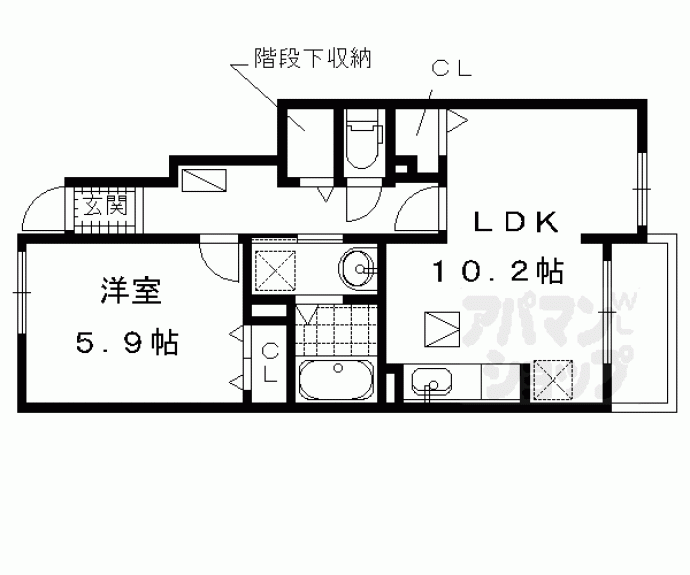 【ファミール木幡】間取