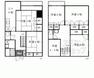 【深草東伊達町貸家】