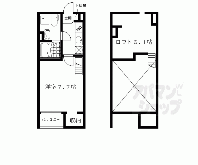 【ルミエール淀】間取