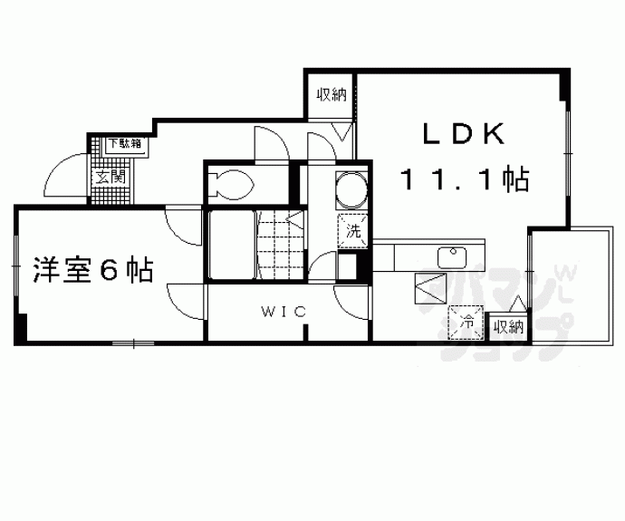 【プロムナード醍醐Ⅲ】間取