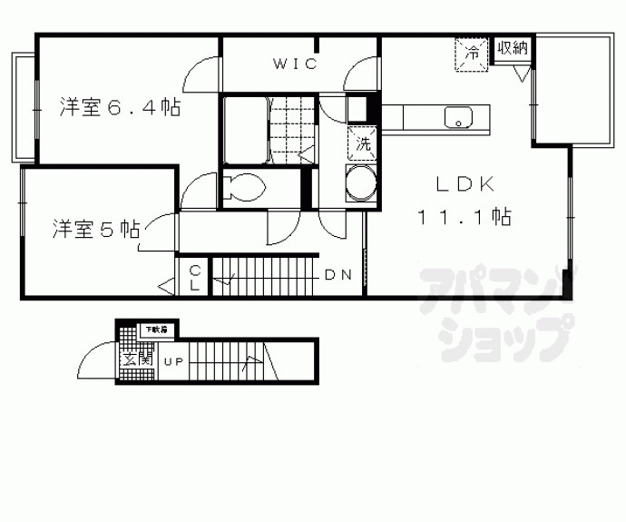 【プロムナード醍醐Ⅲ】間取