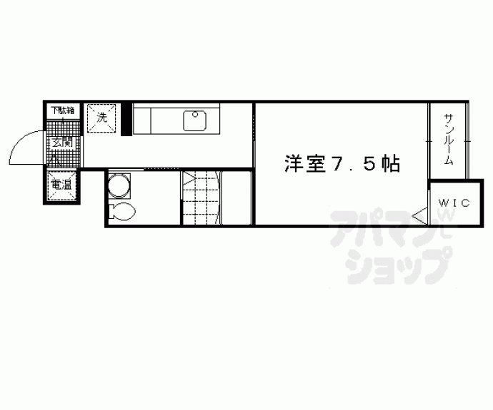 【カルムアビタシオン　宇治若森】間取