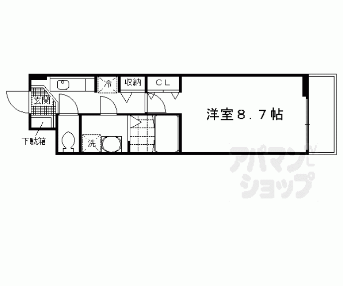 【ラウレア宇治】間取