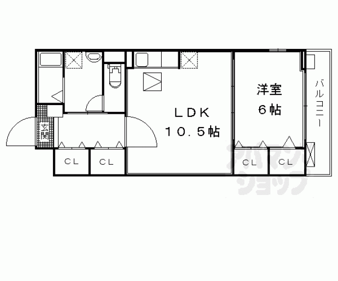 【フラン　シュシュ】間取