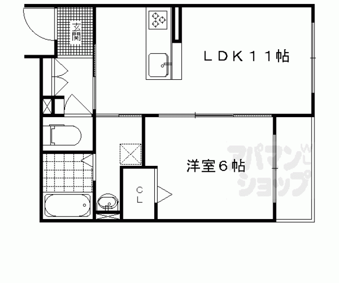 【シャーメゾン日野】間取