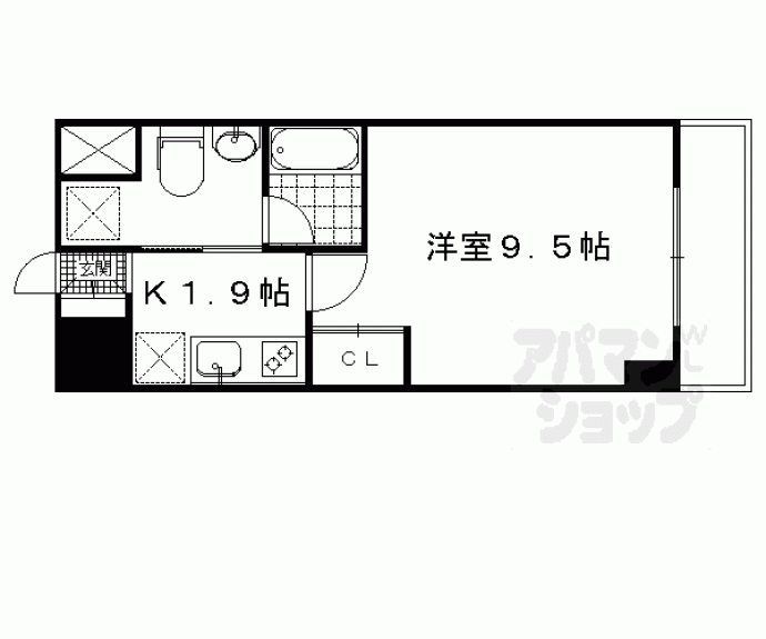 【ティアラ京桃山】間取