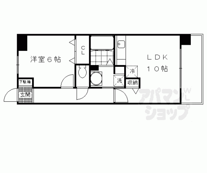 【アルディエンテ　Ｙ＆Ｊ　Ⅱ】間取