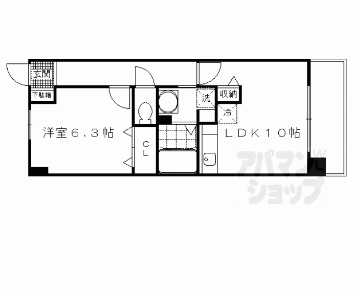 【アルディエンテ　Ｙ＆Ｊ　Ⅱ】間取