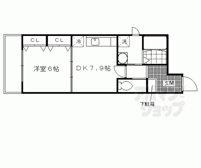 【向島本丸町マンション】間取