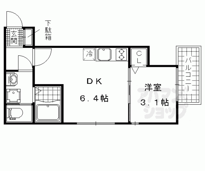 【ハーモニーテラス深草坊町】間取