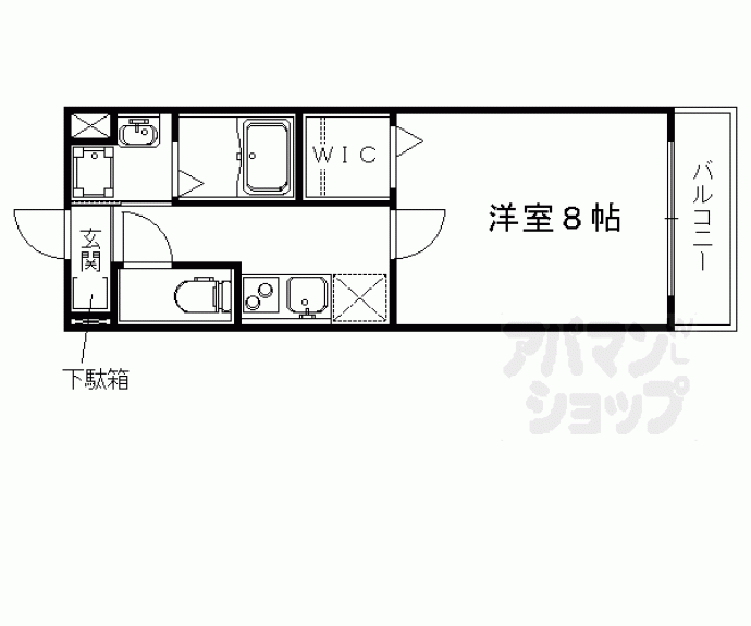 【サクシード伏見駅南】間取