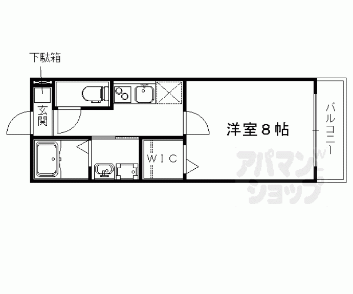 【サクシード伏見駅南】間取