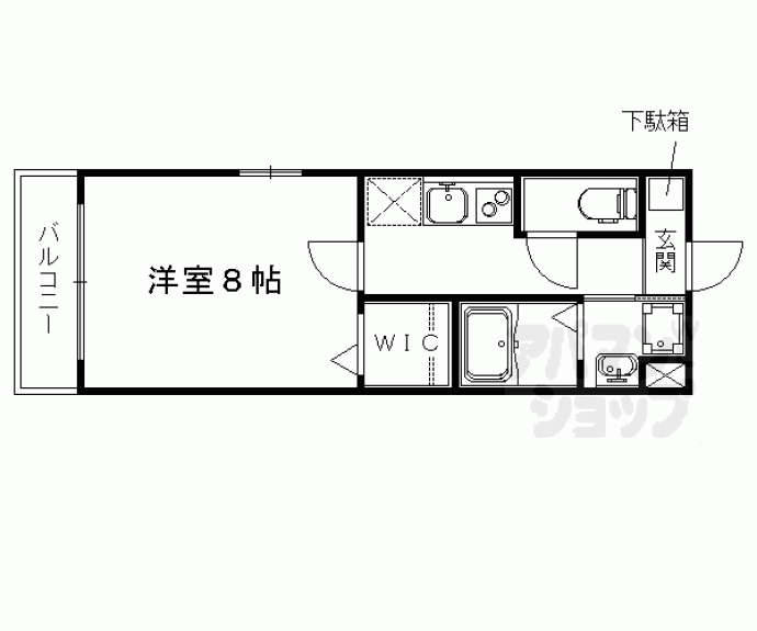 【サクシード伏見駅南】間取