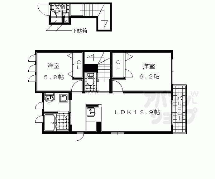 【シャーメゾン桜】間取