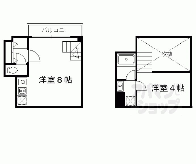 【ＧＡＲＮＥＴ　ＲＥＳＩＤＥＮＣＥ　伏見稲荷】間取