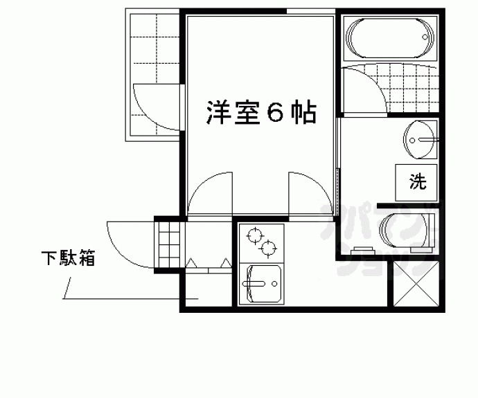 【ＧＡＲＮＥＴ　ＲＥＳＩＤＥＮＣＥ　伏見稲荷】間取