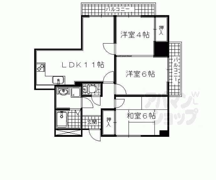 【アーチスト島田】間取