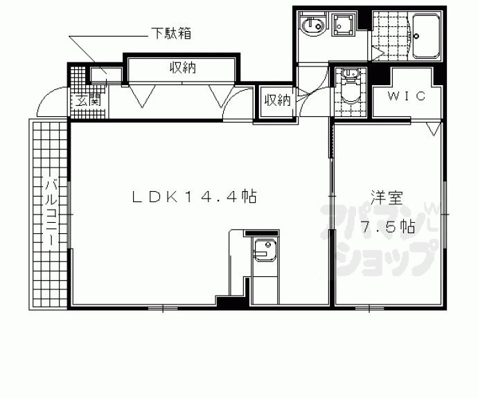 【スプリングフォレストⅢ】間取