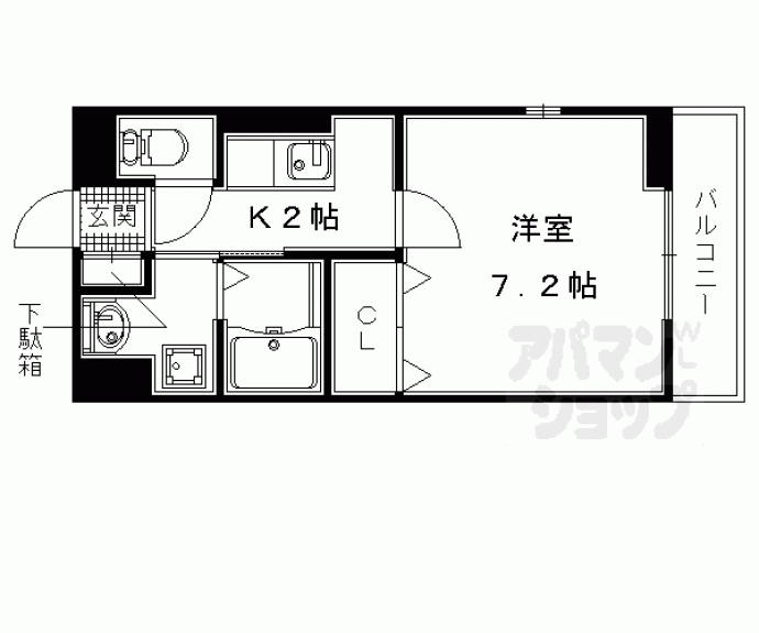 【Ａｐｔ．くりくま】間取