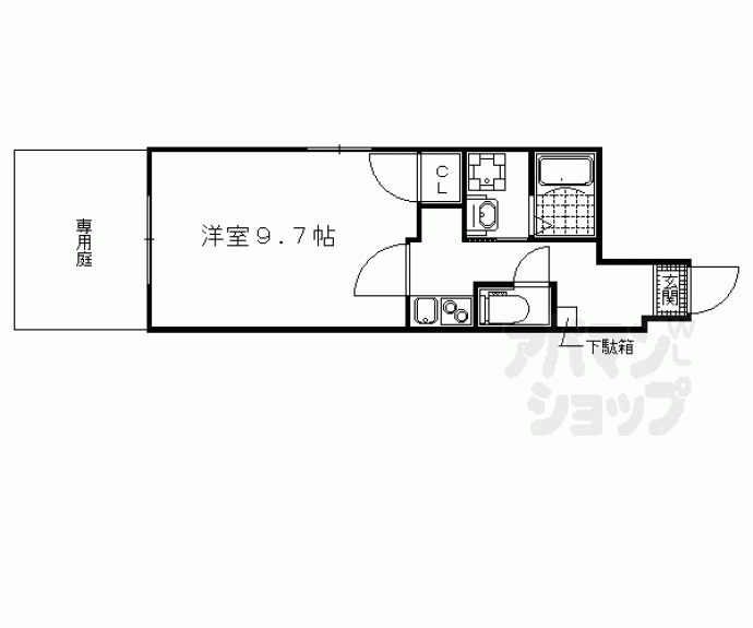 【サクシード伏見車町１ｓｔ】間取