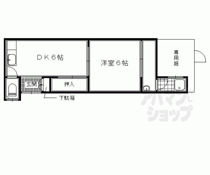 【大東貸家】間取