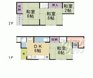 【深草平田町貸家】