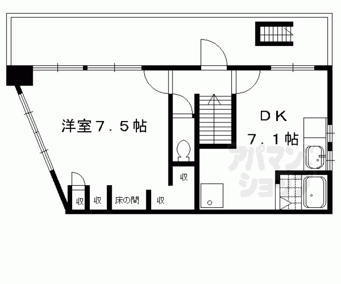 【グリシーヌ桃山南口】間取