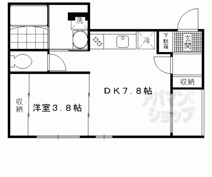 【ルアーナ京都伏見】間取