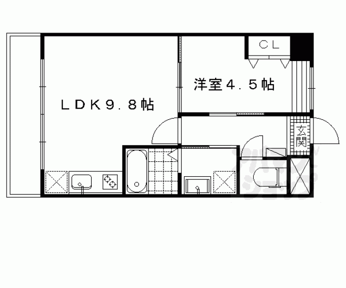 【ピーターラビット淀】間取