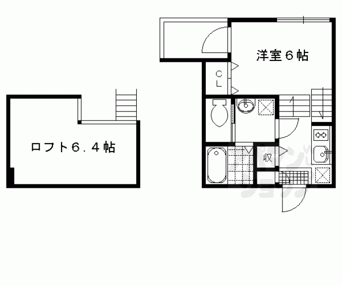 【ＮＥＸＳＴＡＧＥ深草坊町】間取