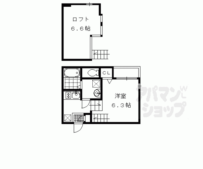 【ＮＥＸＳＴＡＧＥ深草坊町】間取