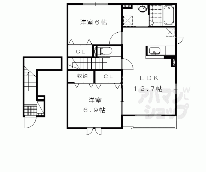 【バンブーアン】間取