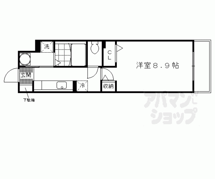 【キョーナン宇治伊勢田】間取